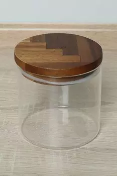 Банка стеклянная с крышкой COINCASA