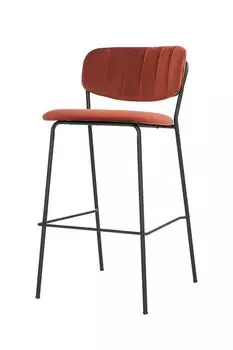 Барный стул из велюра Eirill Bergenson Bjorn