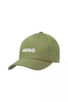 Бейсболка хлопковая с логотипом HUGO