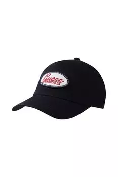 Бейсболка хлопковая с принтом Guess