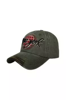 Бейсболка хлопковая с принтом Mellizos