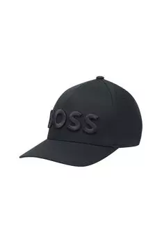Бейсболка хлопковая с вышитым логотипом BOSS