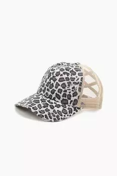 Бейсболка хлопковая со вставками из сетки Hatparad
