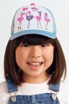 Бейсболка с принтом Фламинго Kotik