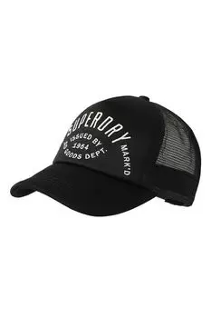 Бейсболка с сетчатыми вставками и логотипом бренда Superdry