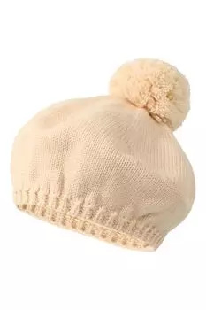 Берет из смесовой шерсти с помпоном BELUCCI