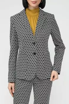 Блейзер приталенный с принтом More&More