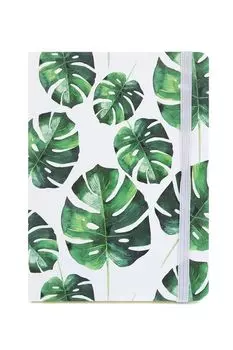 Блокнот А7 Монстера на белом Kawaii Factory