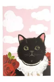 Блокнот-мотиватор Черная кошечка Kawaii Factory