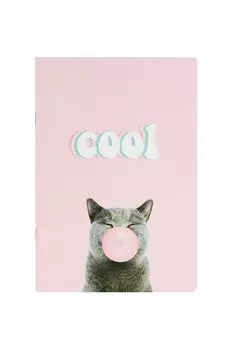 Блокнот в точку А5 с надписью Cool Kawaii Factory