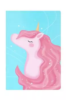 Блокнот в точку А5 Волшебный единорог Kawaii Factory