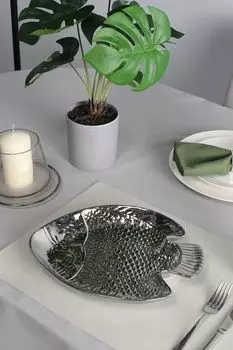 Блюдо декоративное Electr Silver COINCASA