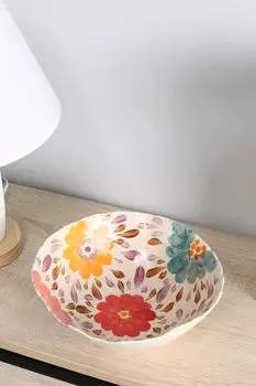 Блюдо декоративное керамическое с принтом Kersten