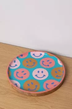 Блюдо декоративное с принтом Kersten