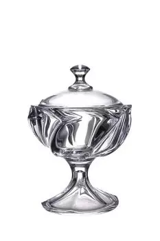 Блюдо для фруктов хрустальное на ножке Macao Crystalite Bohemia