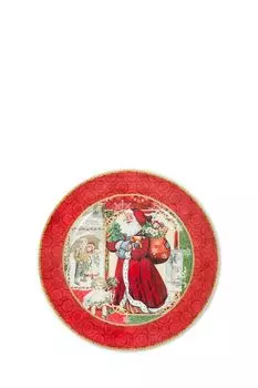 Блюдо фарфоровое с принтом COINCASA