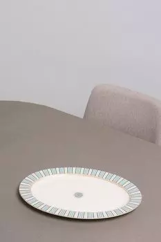 Блюдо фарфоровое с принтом Liberty Pozzi Milano 1876