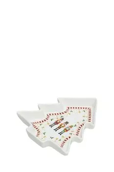 Блюдо фарфоровое с принтом Nutcracker 21maison