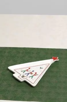 Блюдо фарфоровое с принтом Полярный экспресс Easy Life