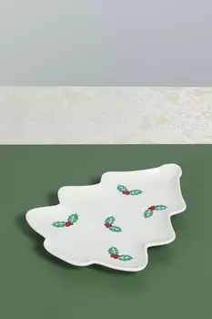 Блюдо фарфоровое с принтом в ассортименте COINCASA