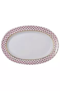 Блюдо фарфоровое Сетка-Блюз Императорский Фарфоровый Завод