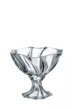 Блюдо хрустальное для фруктов на ножке Neptune Crystalite Bohemia