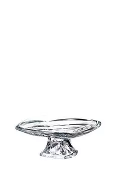 Блюдо хрустальное для фруктов на ножке Facet Crystalite Bohemia