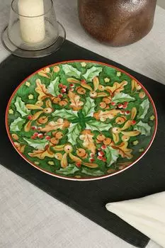 Блюдо из фарфора Christmas Andrea Fontebasso