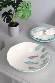 Блюдо керамическое декоративное Pesci COINCASA