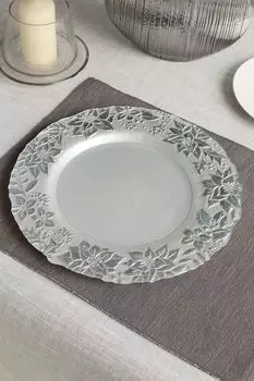 Блюдо сервировочное Fiori Silver 32 см COINCASA