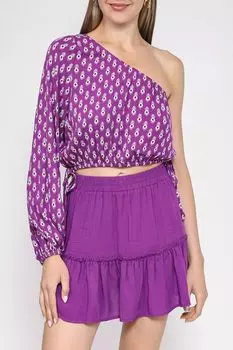 Блуза ассиметричного кроя на кулиске Baby Angel