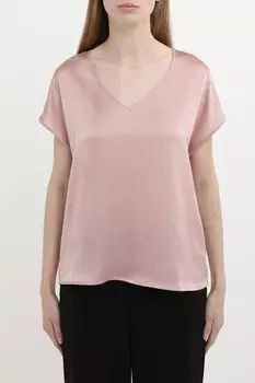 Блуза атласная c v-вырезом OVS