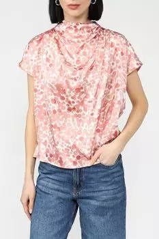 Блуза атласная с декоративной сборкой OVS