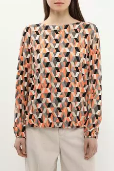 Блуза атласная с принтом s.Oliver