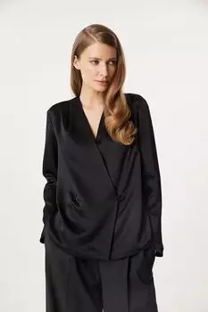 Блуза атласная с запахом Fashion Rebels