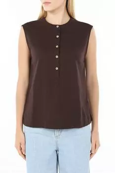 Блуза без рукавов из смесового льна OVS