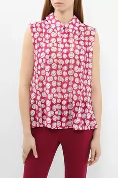 Блуза без рукавов с принтом BELUCCI