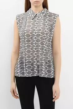 Блуза без рукавов с принтом BELUCCI