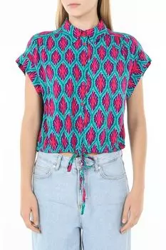 Блуза без рукавов с принтом Piombo