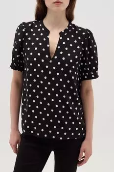 Блуза c v-вырезом и принтом OVS