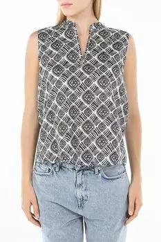 Блуза c V-вырезом с принтом OVS