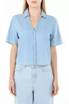 Блуза джинсовая с коротким рукавом OVS