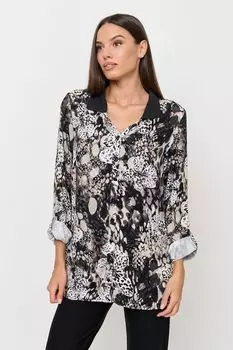 Блуза свободного кроя с принтом Franco Vello