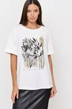 Блуза с коротким рукавом с принтом Franco Vello