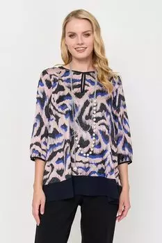 Блуза свободного кроя с принтом Franco Vello