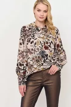 Блуза свободного кроя с принтом Franco Vello