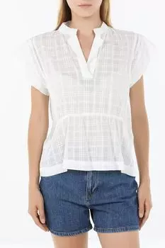 Блуза хлопковая c V-вырезом OVS