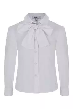 Блуза хлопковая с бантом Alessandro Borelli