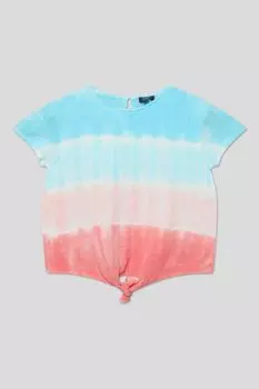 Блуза хлопковая с декоративным узлом OVS