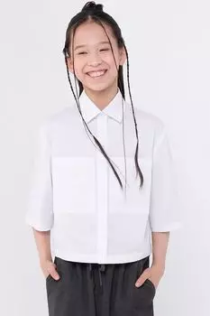 Блуза хлопковая с карманами Smena